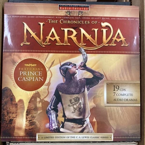 The Chronicles of Narnia Prince Caspian 19 Audio CD Set C.S. Lewis Complete - Picture 1 of 4
