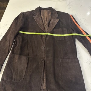 Kiton Genuine brown Suede Men's Blazer Jacket - Picture 1 of 14