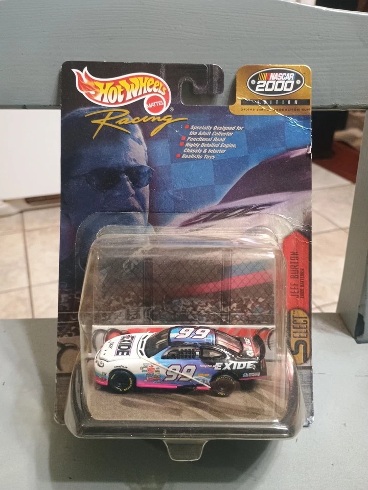 Baterías Jeff Burton #99 Hot Wheels Mattel Racing NASCAR 2000 Exide Foto 1 de 1