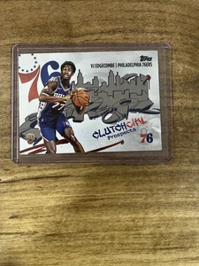 2025-26 Topps Basketball - Clutch City VJ Edgecomb #CC-3 (RC) 76ers - Bild 1 von 2