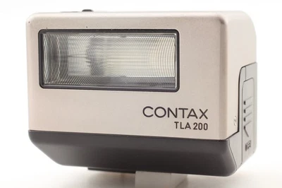 Tested [ Top MINT ] Contax TLA200 Silver Shoe Mount Flash For G1 G2 From JAPAN - Image 1 of 4