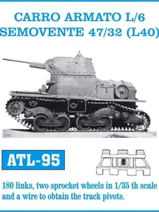 Friulmodel ATL-095 - 1/35 Tracks For Carro Armato L/6 Semovente 47/32 L40 - New - Picture 1 of 1