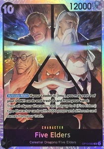 Cinque anziani (SR) OP13-082 pezzo unico TCG portando avanti la sua volontà - Foto 1 di 2