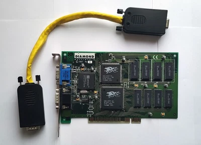 Diamond Monster 3D 3Dfx Voodoo 1 4MB PCI 3D Accelerator Card - Test OK! 981 - Image 1 of 4