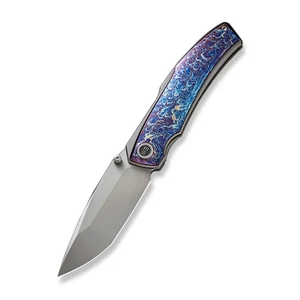 Cuchillo de bolsillo WE Knives Swordfin WE23067-1 titanio flameado CPM 20CV acero inoxidable - Imagen 1 de 9