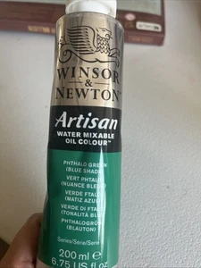 Winsor & Newton Artesanal Agua Mezclable Aceite Color Phthalo Verde. 6,7 oz. - Imagen 1 de 1