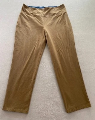 Women With Control Pants Womens Extra Large Petite Khaki Tummy Control Stretch - Image 1 of 4