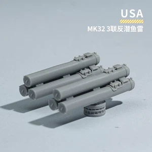 1/72/100/144/200/250/350 MK32 Triple -tube Anti-U-Boot Torpedo 2pcs3D Print  - Bild 1 von 23