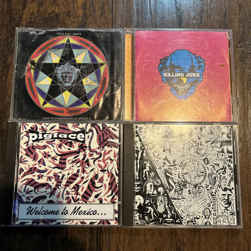 Killing Joke 4 CD Lot Post Punk Industrial Rock Ministry Pigface Foto 1 de 2