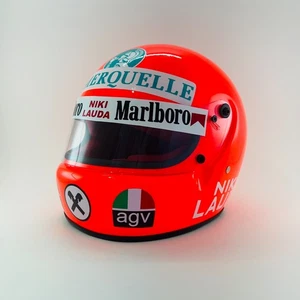 NIKKI LAUDA 1975 HELMET (FULL SIZE - SCALE 1/1) BRAND NEW - Picture 1 of 9