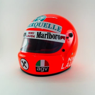 NIKKI LAUDA 1975 HELMET (FULL SIZE - SCALE 1/1) BRAND NEW - Image 1 of 4