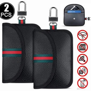 2X Keyless Go Schutz Autoschlüssel Tasche, RFID Signal Blocker für Autoschlüssel - Bild 1 von 18