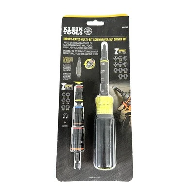 Klein Tools 85517HD Impact-Rated Multi-Bit Screwdriver/Nutdriver Set New - Image 1 of 4