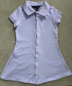 Girls 4 4T Polo Ralph Lauren Lavender Lilac Dress - Picture 1 of 9