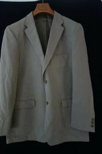 Blazer Abrigo Deportivo Lyle & Scott of Ireland 2 Botones Seda Para Hombre 46L Nuevo Sin Etiquetas - Imagen 1 de 4