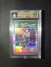 2016-17 Donruss Optic Giannis Antetokounmpo PINK /25 BGS 9.5