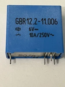 DDR Relais GBR12.2-11.006 6V 10A/250V - Bild 1 von 3