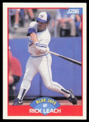 1989 Score 540 Rick Leach Toronto Blue Jays - Image 1 of 2