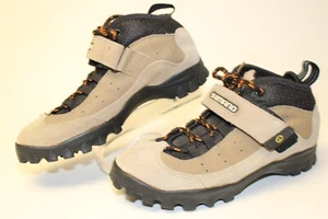 Shimano SPD SH-M057 Mens Size 7 40 Leather Lace Up 2-Bolt Mountain Cycling Boots - Picture 1 of 24