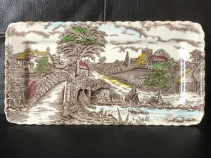 Vintage 'England's Charm' porcelain tray/platter, Myott Son & Co, Staffordshire - Picture 1 of 6