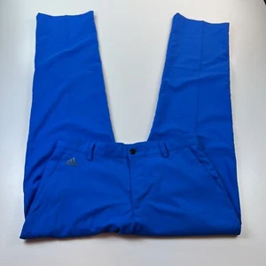Adidas Kanas Jayhawks Golf Pants Mens 32x34 Blue Lightweight Stretch NCAA - Picture 1 of 7