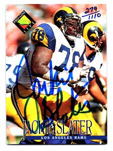 Jackie Slater 1993 Pro Line Live Rams Signed Auto Autograph - Picture 1 of 2
