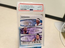 2007-08 Fleer Hot Prospects Allen Iverson Kobe Bryant Nash Class of 1996 PSA 10