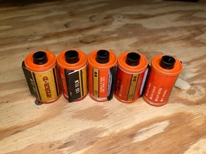 35mm Reusable Metal Snap Cap Bulk Film Canisters (x5) 135 35 Reload Reloadable - Picture 1 of 2