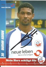 Oumar Konde / Autograph Card Hansa Rostock / 2005-2006 Season
