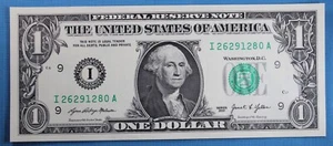 United States Dollar 2021 "I" Minneapolis Minnesota ,signed Janet Jellen UNC - Picture 1 of 2
