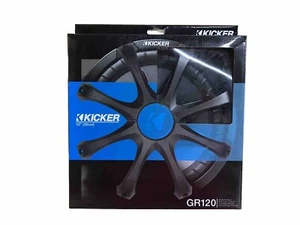 Kicker GR120 12” Inch Speaker Grille | Charcoal Color (New) - Picture 1 of 4