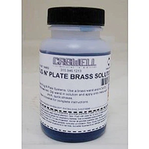 1 Quart Plug N Plate Brass Brush Metal Plating Solution (Refill) - Picture 1 of 1
