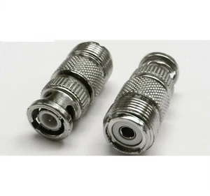 BNC maschio a UHF PL259 femmina connettore adattatore coassiale - Foto 1 di 2