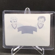 2017-18 Leaf Dynamic Duos MIKE BOSSY/BRYAN TROTTIER Cyan Printing Plate 1/1