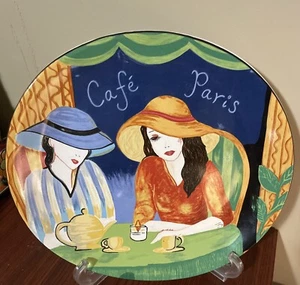 3 Sango Cafe Paris Plates 11.25”x 10.5” 4914 - Picture 1 of 6