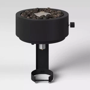 10” Round Compact Metal Outdoor Tabletop 10,000 BTU Gas Fire Pit - Picture 1 of 3