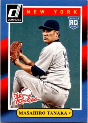 2014 Donruss The Rookies #18 Masahiro Tanaka RC Baseball Card New York Yankees - Изображение 1 из 2