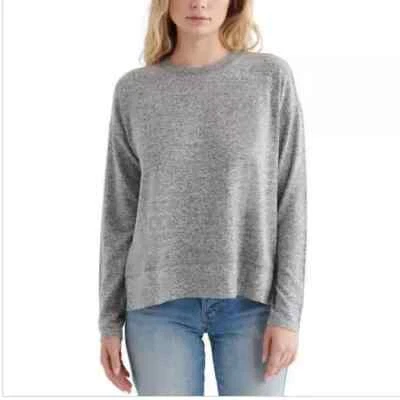 *Lucky Brand Ladies' Cozy Crewneck Color, Heather/Grey. Gris Chine Size XL - Image 1 of 3