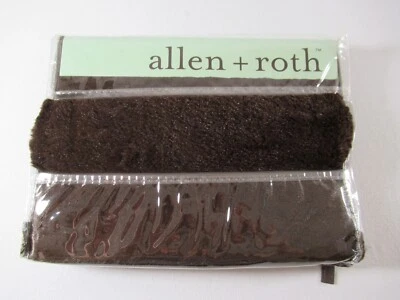 NEW Allen + Roth Faux Fur Fuzzy Pillow Cover Brown 18x18 - Image 1 of 4