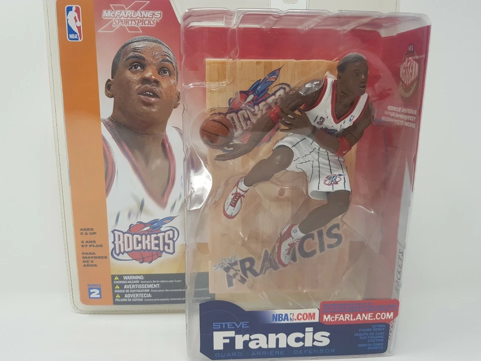 McFarlane Toys NBA Series 2 Steve Francis Houston Rockets Figure Sportspicks