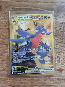 Pokemon Ewige Rivalen Cynthias Knakrack ex Gold 241/182 Near Mint deutsch - Bild 1 von 2