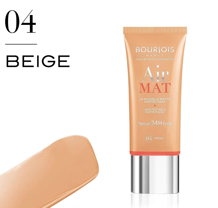 Base Bourjois Air Mat 24H 30 ml - 04 Beige Foto 1 de 2