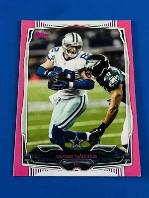 2014 Topps Jason Witten Cowboys Pink Parallel Football Card #49; #d /499 - Image 1 of 2