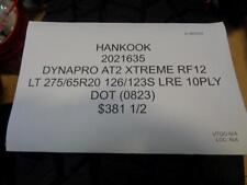 2 HANKOOK DYNAPRO AT2 EXTREME RF12 LT 275 65 20 126/123S LRE 10PLY 2021635 BQ3
