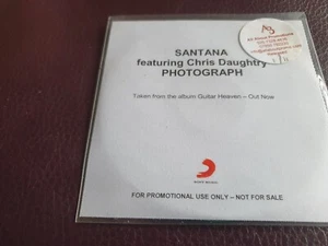 SANTANA PHOTOGRAPH RARE ACETATE CD SINGLE - PRINTED DISC - Picture 1 of 2