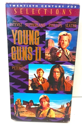 Young Guns 2 (Vhs, 1991) Emilio Estevez Keifer Sutherland 20th Century Select Foto 1 de 4