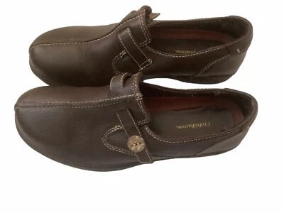 croft & barrow женщин кожи Delaney лоферы коричневый размер 7 поскользнуться туфли - Изображение 1 из 4