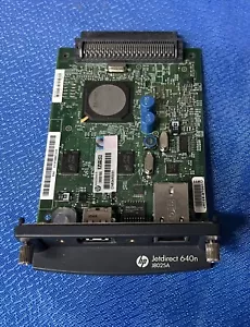 HP JetDirect 640n EIO 10/100/1000 Ethernet Print Server J8025a Works. - Picture 1 of 4