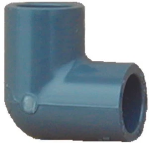 806005BC Pipe Elbow, 1/2 in, Slip, 90 deg Angle, PVC, SCH 80 Schedule - Picture 1 of 1