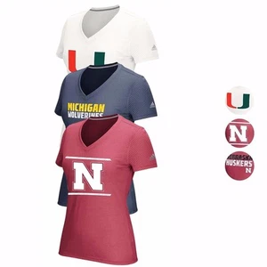 Camisa NCAA Sideline Climacool Aeroknit Cuello en V Colección por ADIDAS Para Mujer - Imagen 1 de 7